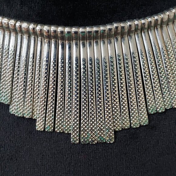 J Lo Womens Fashion Silver Link Chain Fringe Necklace Jewelry with Lobster Clasp - Picture 3 of 7